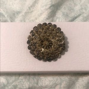 Sterling silver brooche